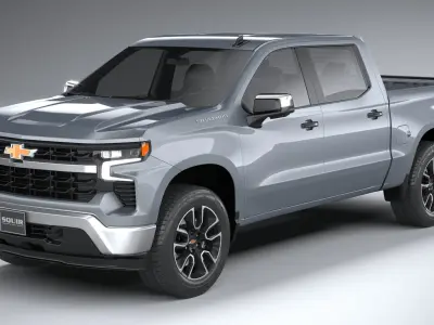 Chevrolet Silverado 1500 LT CG 2022 3D model
