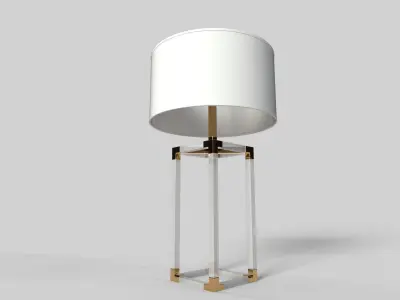 Luxury lamp Low-poly 3D model