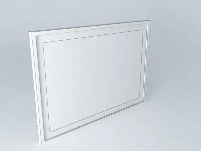 Culture wooden frame Free 3D model