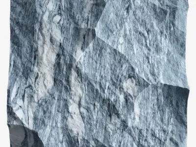 292-RockPanel piece of rock 3D model