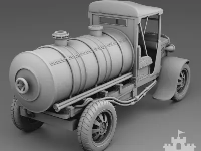 Tank car 3D print model
