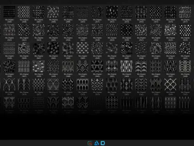 500 Organic Pattern Vol6 - Seamless And Tileable Texture
