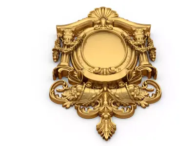 carved classic decorative ornament cnc 3d printing stl 65 3D model purchase