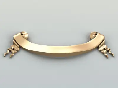 Decorative Ribbon 010 3D model