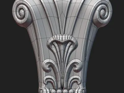 Decor 001 Low-poly 3D model