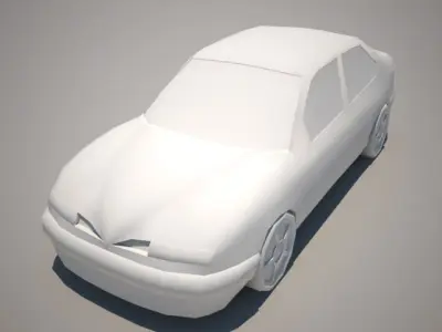 Alfa Romeo 146 Low-poly 3D model