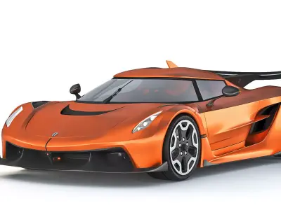 Koenigsegg Jesko 2019 3D model