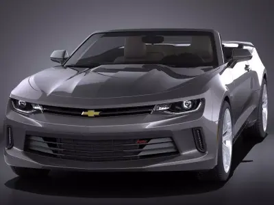 Chevrolet Camaro RS convertible 2016 VRAY 3D model