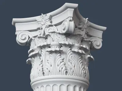 10 Classical Columns Collection 3D model