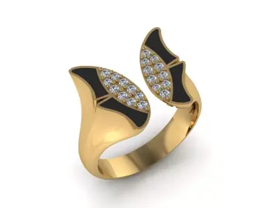 RING BUTTERFLY 3D print model purchase