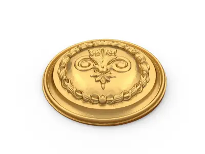 Classic carved decor ornament 513 3D print model