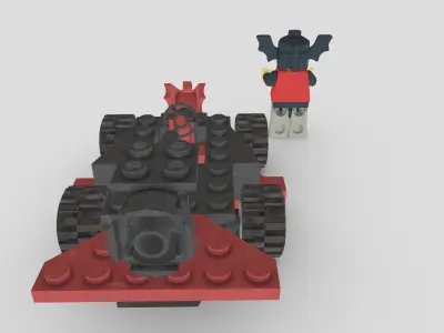 Basil The Badlord from Lego Racers 1999 game Free low-poly 3D model