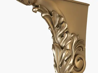 Architectural bracket 3D print model