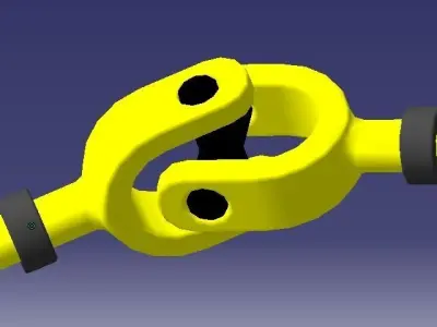 universal joint 3D model