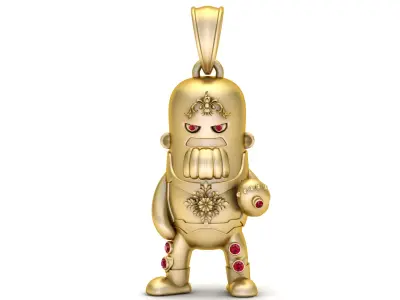 Muizino Pendant 3D Printable Model 3D print model