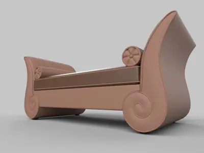 Realistic Sofa 3D model