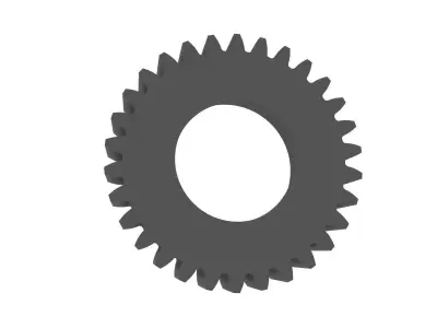 Gear for Electric Bicycle T30 D40 3D print model