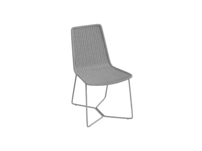 Outdoor Slope Dining Chair 3D model