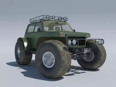 Lada Niva Marsh 1922 3D model