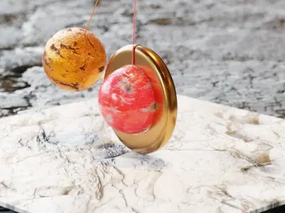 Ring Simulation Satisfying Low-poly 3D model