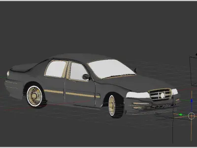 Generic Sedan - Cruiser II 3D model