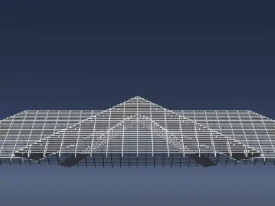 Roof structure 25O14 3D model