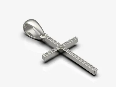 Two sided diamond cross  3D print model