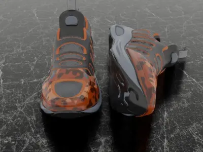 CUSTOM 3D SHOE - AVATAR SHOE Low-poly 3D model