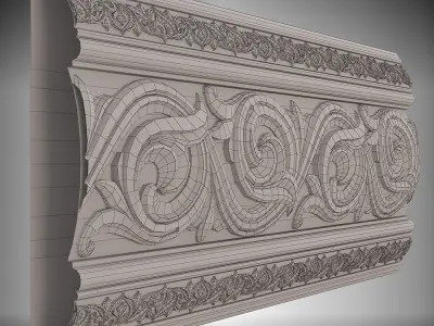 Arabian molding 3D model