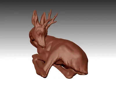 Deer animal 3D print model