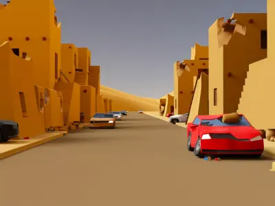 MiddleEast Asset Pack Low Poly - Game Ready Low-poly 3D model