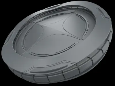 Ring Plate 3D model
