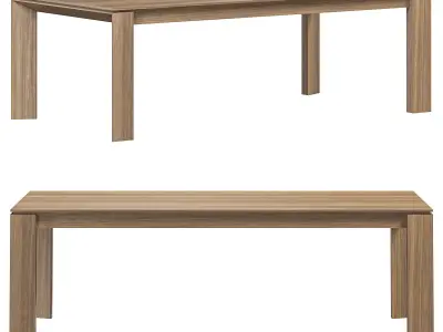 SUSAN DINING TABLE by laskasas 3D model