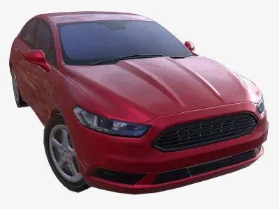 Ford Mondeo Pack Low-poly 3D model