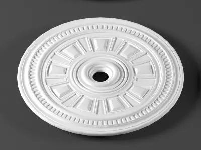 9 ornamental decoration for ceiling 3d model kitbash vol 31 3D model