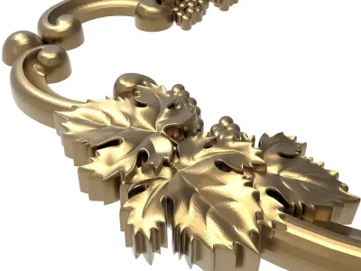 Carved Picture Frame 3D model 89