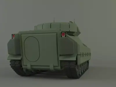 M2 Bradley tank 3D model