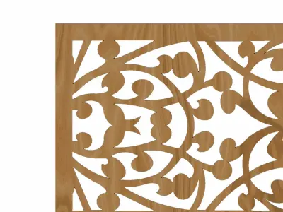 Decorative panel STL 3D model 18