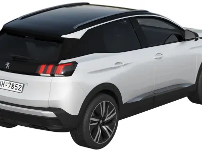 Peugeot 3008 2021 3D model