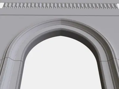 GREAT ISLAMIC GATE 3D model