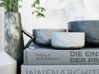 interior decoration set 252 3D model