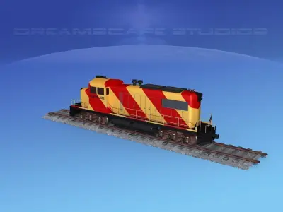 Diesel Locomotive V03 3D model