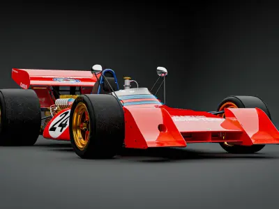 1972 Techno PA 123 Version 3 F1 3D model