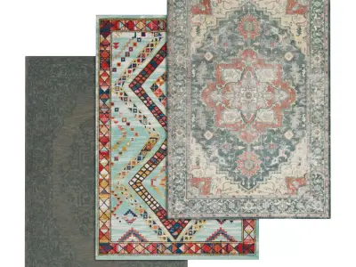 Rug Set 742 3D model