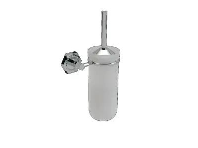Orchid Spike Toilet Brush Glass 3D model