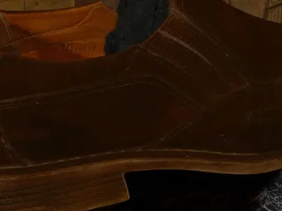 CLASSIC OXFORD 3D SHOES Low-poly 3D model