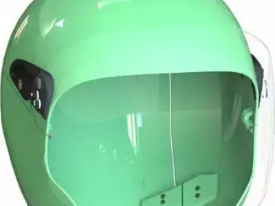 Folding Helmet 3D model