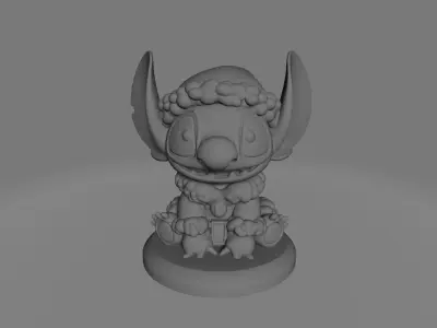 Santa Stitch 3D print model