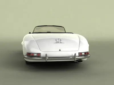 Mercedes Benz 300SL Convertible 3D model