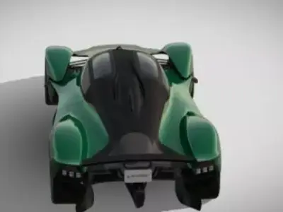 Aston Martin Valkyrie AMR LMH 2025 WEC 3D model 3D model